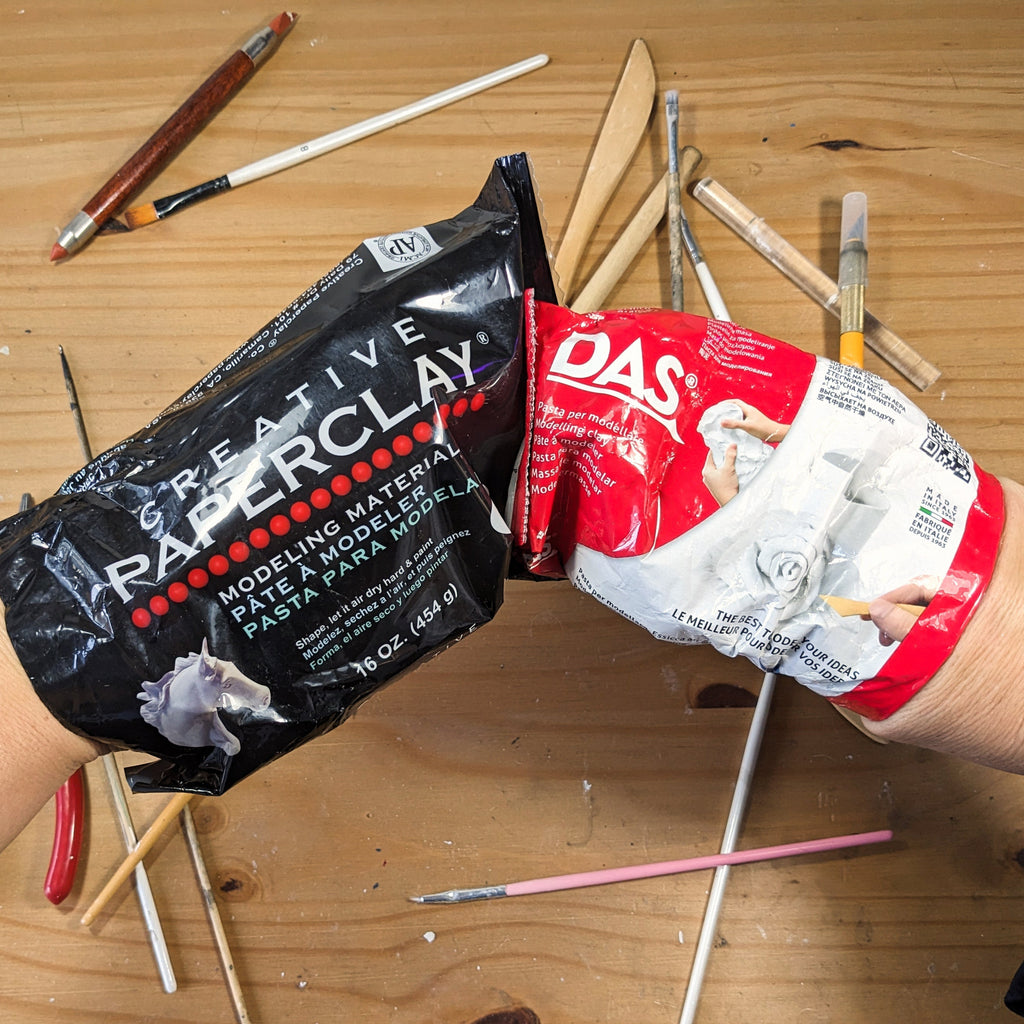 Clash of the Clays: DAS Air Dry Clay vs Creative Paperclay