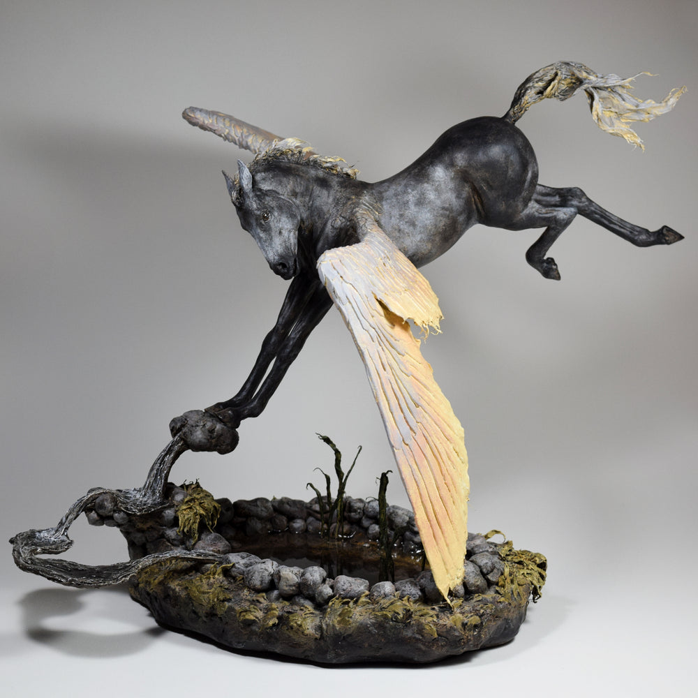 Back to Bases: Mounting Air Dry Clay Horse Sculpture
