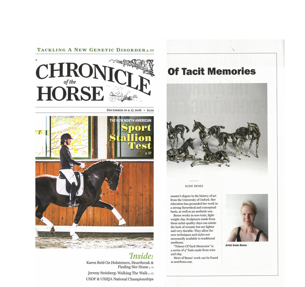 Profiled in Chronicle of the Horse Magazine