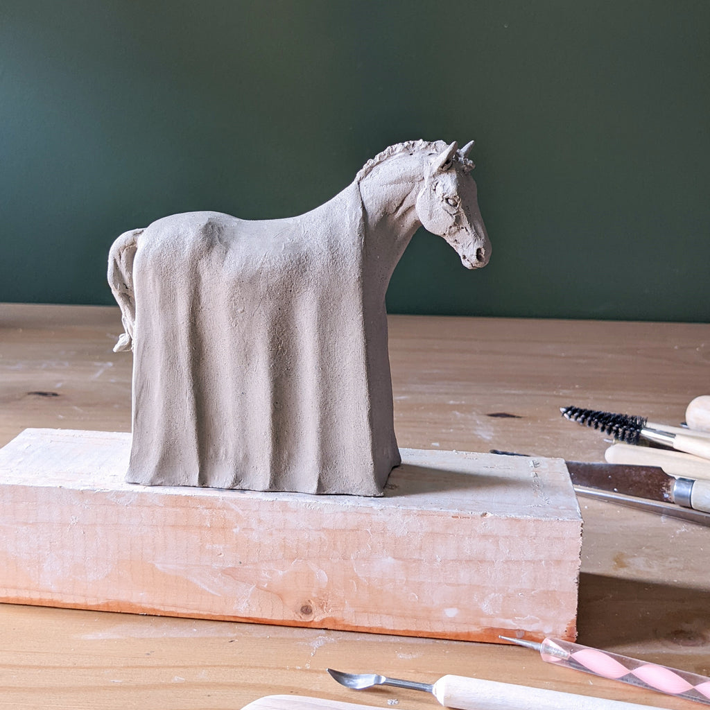 Sculpting Horses in Air Dry Clay Instruction Booklet by Susie Benes